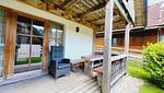 Terrasse mit Sitzgelegenheit - Stodertraum 5 "Schlüsselblume" by Alpenidyll Apartments - Top-Hundeurlaub