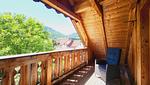 Balkon mit Sitzgelegenheit - Stodertraum 6 "Glockenblume" by Alpenidyll Apartments - Top-Hundeurlaub