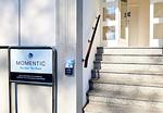 Haupteingang zur Ferienanlage "Hafenperle" von Momentic - Romantische Ferienwohnung am Hafen mit gratis Bettwäsche-Paket und Terrasse - Top-Hundeurlaub