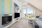 Wohnzimmer - Ferienhaus "Sunset Seaview I" Marina Wendtorf - Top-Hundeurlaub