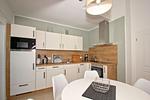 Küche / Küchenzeile - FeWo10-8: strandnah,Balkon,Sauna,Pool - Top-Hundeurlaub