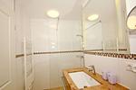 Badezimmer - FeWo10-8: strandnah,Balkon,Sauna,Pool - Top-Hundeurlaub