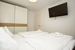Schlafzimmer - FeWo11-6: strandnah,Balkon,Sauna,Pool - Top-Hundeurlaub