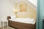 Schlafzimmer - FeWo11-6: strandnah,Balkon,Sauna,Pool - Top-Hundeurlaub