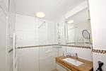 Badezimmer - FeWo10-3: strandnah,Terrasse,Sauna,Pool - Top-Hundeurlaub