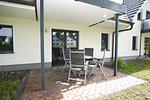 Terrasse - FeWo30-2: strandnah,Terrasse,Sauna,Pool - Top-Hundeurlaub
