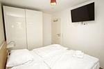 Schlafzimmer - FeWo30-2: strandnah,Terrasse,Sauna,Pool - Top-Hundeurlaub