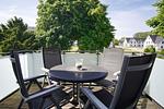 Balkon - FeWo30-7: strandnah,Balkon,Sauna,Pool - Top-Hundeurlaub