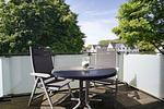 Balkon - FeWo30-7: strandnah,Balkon,Sauna,Pool - Top-Hundeurlaub