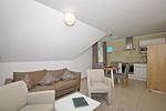 Küche / Küchenzeile - FeWo30-8: strandnah,Balkon,Sauna,Pool - Top-Hundeurlaub