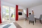 Wohnzimmer - FeWo14-2: strandnah,Terrasse,Sauna,Pool - Top-Hundeurlaub