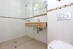 Badezimmer - FeWo14-2: strandnah,Terrasse,Sauna,Pool - Top-Hundeurlaub