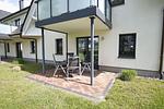 Terrasse - FeWo30-3: strandnah,Terrasse,Sauna,Pool - Top-Hundeurlaub