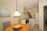 Küche / Küchenzeile - FeWo30-4: strandnah,Terrasse,Sauna,Pool - Top-Hundeurlaub