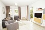Wohnzimmer - FeWo30-4: strandnah,Terrasse,Sauna,Pool - Top-Hundeurlaub
