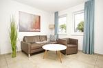 Wohnzimmer - FeWo13-4: strandnah,Terrasse,Sauna,Pool - Top-Hundeurlaub