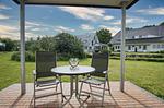 Terrasse - FeWo13-4: strandnah,Terrasse,Sauna,Pool - Top-Hundeurlaub