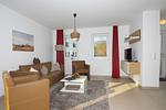 Wohnzimmer - FeWo14-1: strandnah,Terrasse,Sauna,Pool - Top-Hundeurlaub