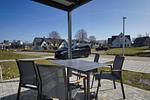 Terrasse - FeWo12-4: strandnah,Terrasse,Sauna,Pool - Top-Hundeurlaub