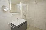 Badezimmer - FeWo12-4: strandnah,Terrasse,Sauna,Pool - Top-Hundeurlaub