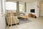 Wohnzimmer - FeWo12-1: strandnah,Terrasse,Sauna,Pool - Top-Hundeurlaub