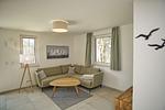 Wohnzimmer - FeWo12-1: strandnah,Terrasse,Sauna,Pool - Top-Hundeurlaub