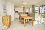 Küche / Küchenzeile - FeWo12-1: strandnah,Terrasse,Sauna,Pool - Top-Hundeurlaub