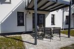 Terrasse - FeWo12-1: strandnah,Terrasse,Sauna,Pool - Top-Hundeurlaub