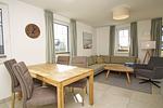 Wohnzimmer - FeWo12-3: strandnah,Terrasse,Sauna,Pool - Top-Hundeurlaub