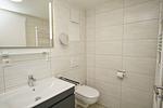 Badezimmer - FeWo12-3: strandnah,Terrasse,Sauna,Pool - Top-Hundeurlaub