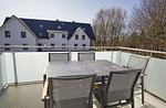 Balkon - FeWo12-6: strandnah,Balkon,Sauna,Pool - Top-Hundeurlaub