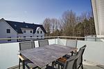Balkon - FeWo12-7: strandnah,Balkon,Sauna,Pool - Top-Hundeurlaub