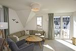 Wohnzimmer - FeWo12-7: strandnah,Balkon,Sauna,Pool - Top-Hundeurlaub