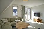Wohnzimmer - FeWo12-7: strandnah,Balkon,Sauna,Pool - Top-Hundeurlaub