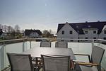Balkon - FeWo12-7: strandnah,Balkon,Sauna,Pool - Top-Hundeurlaub