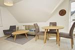 Wohnzimmer - FeWo12-8: strandnah,Balkon,Sauna,Pool - Top-Hundeurlaub