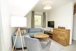 Wohnzimmer - FeWo15-5: strandnah,Balkon,Sauna,Pool - Top-Hundeurlaub