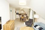 Wohnzimmer - FeWo15-5: strandnah,Balkon,Sauna,Pool - Top-Hundeurlaub
