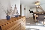 Wohnzimmer - FeWo15-5: strandnah,Balkon,Sauna,Pool - Top-Hundeurlaub