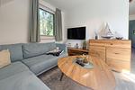 Wohnzimmer - FeWo15-5: strandnah,Balkon,Sauna,Pool - Top-Hundeurlaub