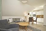 Wohnzimmer - FeWo15-8: strandnah,Balkon,Sauna,Pool - Top-Hundeurlaub
