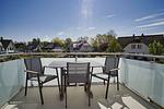Balkon - FeWo15-8: strandnah,Balkon,Sauna,Pool - Top-Hundeurlaub