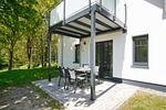 Terrasse - FeWo15-1: strandnah,Terrasse,Sauna,Pool - Top-Hundeurlaub