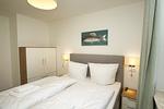 Schlafzimmer - FeWo15-1: strandnah,Terrasse,Sauna,Pool - Top-Hundeurlaub