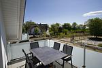 Balkon - FeWo15-6: strandnah,Balkon,Sauna,Pool - Top-Hundeurlaub