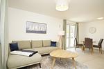 Wohnzimmer - FeWo15-4: strandnah,Terrasse,Sauna,Pool - Top-Hundeurlaub