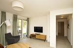 Wohnzimmer - FeWo15-3: strandnah,Terrasse,Sauna,Pool - Top-Hundeurlaub