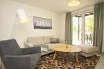 Wohnzimmer - FeWo15-2: strandnah,Terrasse,Sauna,Pool - Top-Hundeurlaub