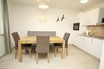 Küche / Küchenzeile - FeWo15-2: strandnah,Terrasse,Sauna,Pool - Top-Hundeurlaub