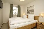 Schlafzimmer - FeWo15-2: strandnah,Terrasse,Sauna,Pool - Top-Hundeurlaub